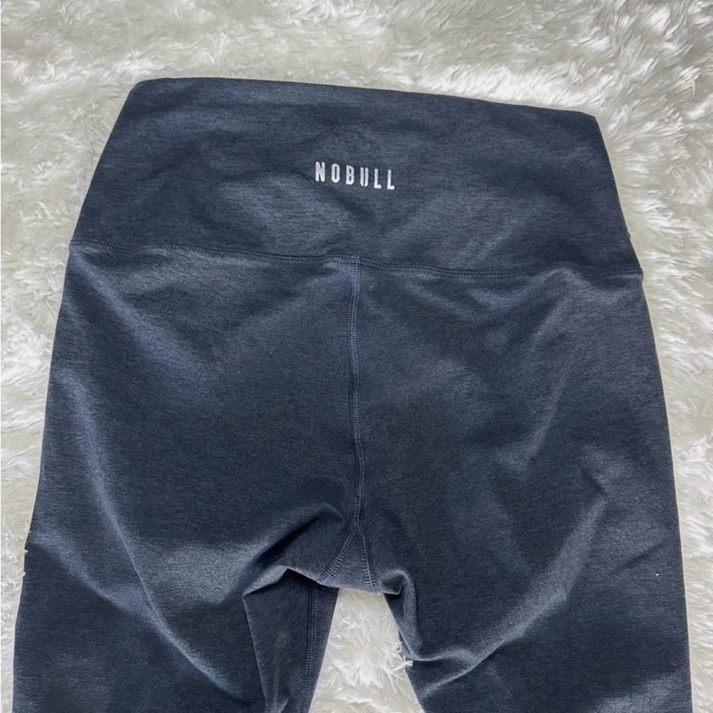 NOBULL high rise gray leggings 25 size small